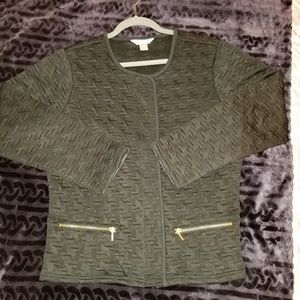 Christopher & Banks black light weight jacket